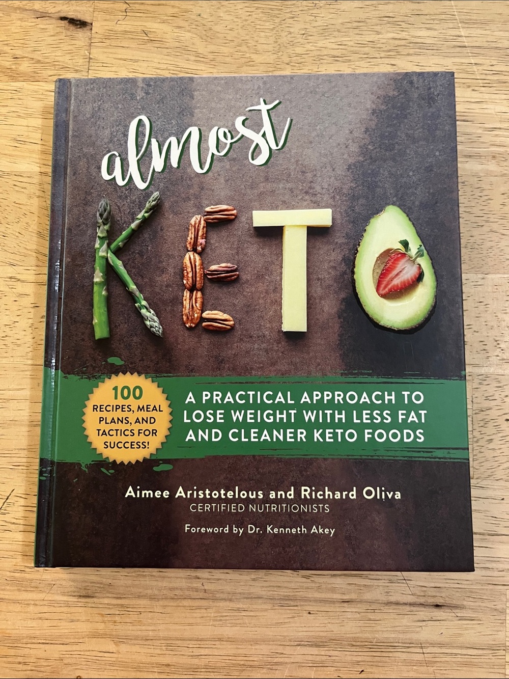 Almost Keto Cookbook by Aimee Aristotelous and Richard Oliva